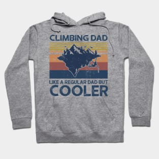 Climbing Dad Like A Regular Dad But Cooler Hoodie